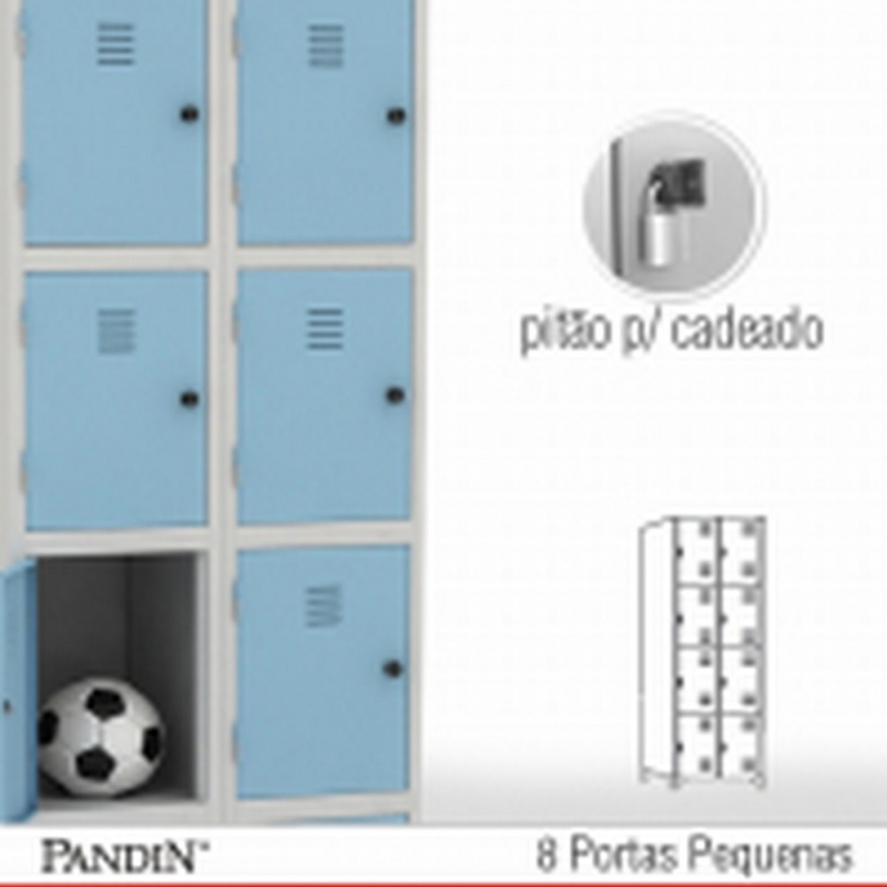 Armario Locker 4 Portas a Venda Alphaville - Armario Locker 8 Portas São Paulo