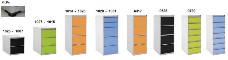 Arquivos em Aço 4 Gavetas Mairiporã - Arquivos em Aço