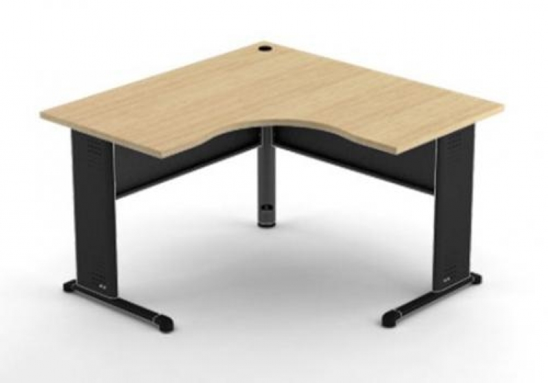 Mesa em L para Escritório Água Branca - Mesa em L para Escritório